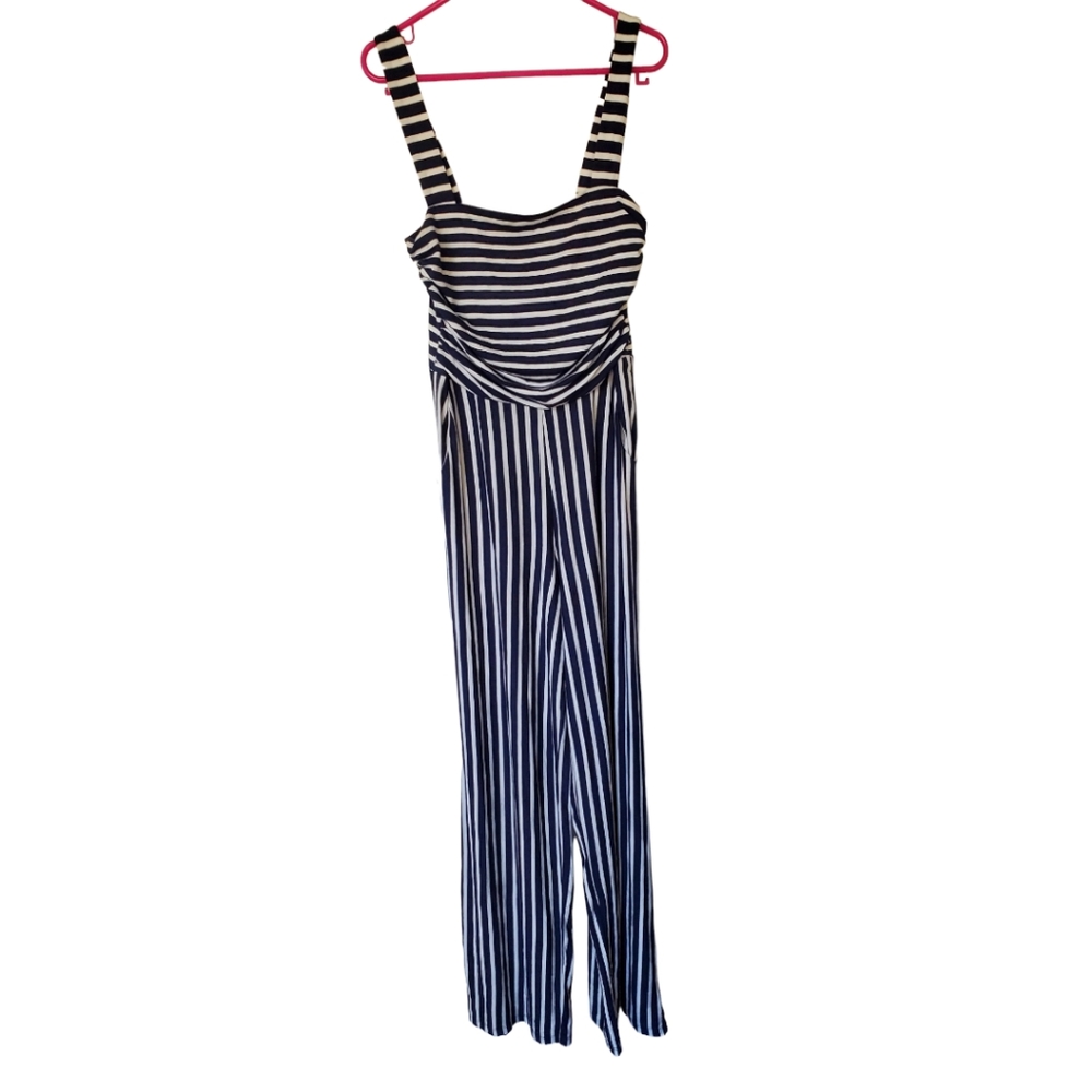 New* Crystal Doll Jumpsuit Navy Vory